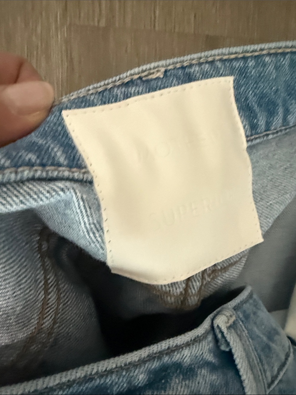 MOTHER Women's Light Wash Straight Jeans - Picture 3 of 9